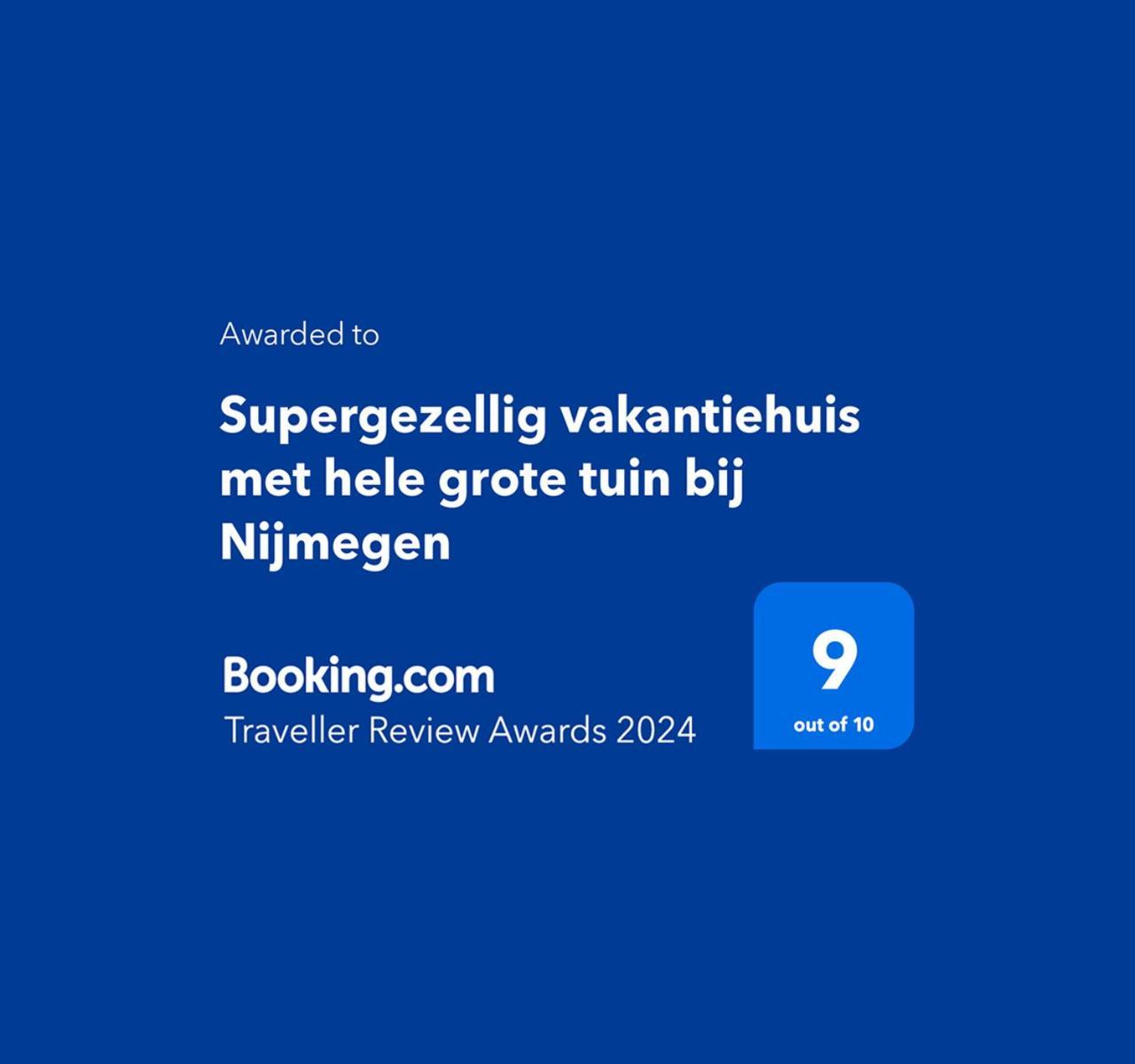 Supergezellig Vakantiehuis Met Hele Grote Tuin Bij Nijmegen Ewijk Exteriér fotografie